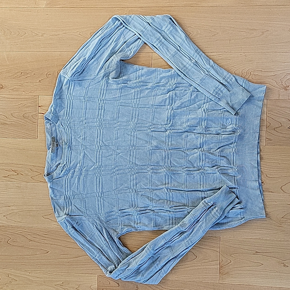 Vintage Men's Burbbery Cotton Sweater